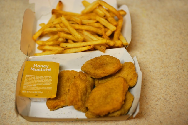 chicken over fries