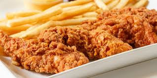 chicken tender with fries